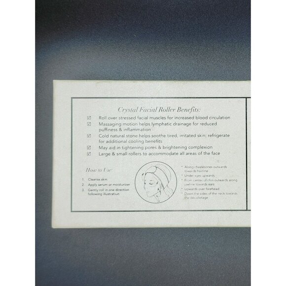 Kitsch Rose Quartz Crystal Face Roller For Skincare Benefits & Relaxation - Picture 4 of 5